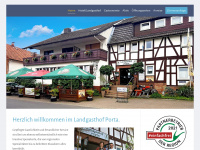 landgasthof-porta.de Webseite Vorschau