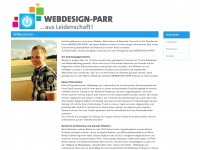 webdesign-parr.de Webseite Vorschau