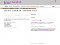 dekanat-schwabach.de Webseite Vorschau