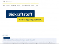 biokraftstoffverband.de Webseite Vorschau
