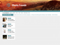 ubuntufreunde.de Webseite Vorschau