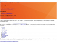 ubuntu-hr.org Webseite Vorschau