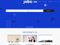 jobs.ca Webseite Vorschau