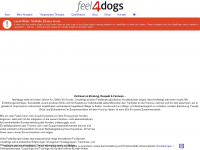 feel4dogs.de Webseite Vorschau
