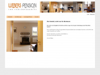 webers-pension.de Webseite Vorschau