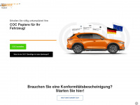 eurococ.eu Webseite Vorschau