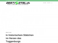 destimotel.ch Webseite Vorschau