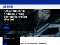 sab-schweisstechnik.de Webseite Vorschau