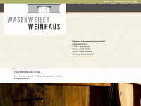 weinhaus-wasenweiler.de Webseite Vorschau