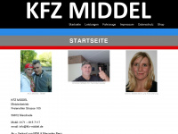 kfz-middel.de Webseite Vorschau