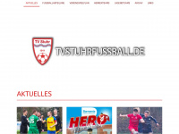 tvstuhrfussball.de Webseite Vorschau