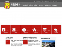 nejdek.cz Webseite Vorschau