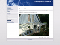 terrassendach-online.de Webseite Vorschau