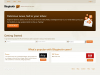 blogtrottr.com Webseite Vorschau