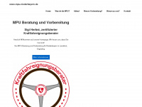 mpu-niederbayern.de Webseite Vorschau