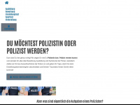 polizist-werden.de Webseite Vorschau