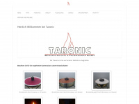 taronic.com Webseite Vorschau