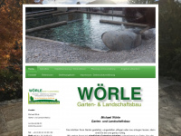 landschaftsbau-woerle.de Webseite Vorschau