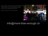more-than-enough.ch Webseite Vorschau