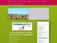 fussballgolf-triolago.de Webseite Vorschau