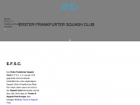 squash-efsc.de Webseite Vorschau