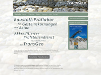 transgeo.ch Webseite Vorschau