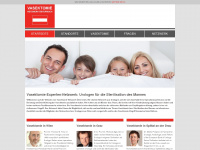 vasektomie-experten.at Webseite Vorschau