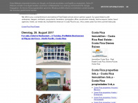 costa-rica-immo.blogspot.com Webseite Vorschau