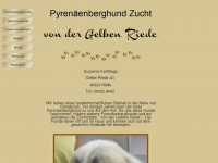 pyrenaeenberghund.net Webseite Vorschau