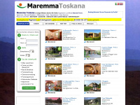 maremmatoskana.com Webseite Vorschau