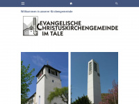 christuskirchengemeinde-im-taele.de Webseite Vorschau