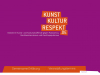 kunstkulturrespekt.de Webseite Vorschau