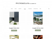 architecture-europeenne.eu Webseite Vorschau