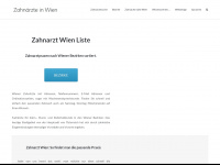 zahnarztwien.info Webseite Vorschau