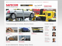 safecom.ch Webseite Vorschau