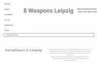 8weapons-leipzig.de Webseite Vorschau