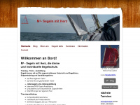 segeln-mit-herz.de Webseite Vorschau