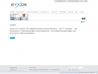 syxos.com Webseite Vorschau