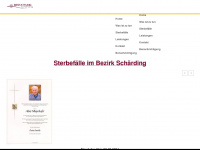 bestattung-schaerding.com Webseite Vorschau
