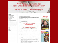 vöv-musikportrait.at Webseite Vorschau