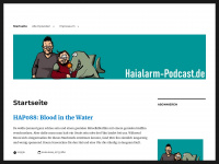 haialarm-podcast.de Webseite Vorschau