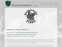 bidenschmie.de Webseite Vorschau