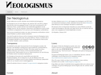 neologismus-magazin.de Webseite Vorschau