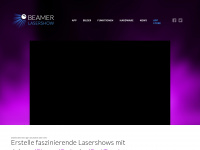beamerlasershow.com Webseite Vorschau