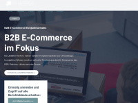 b2b-ecommerce-index.de Webseite Vorschau