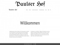 paulserhof.com Webseite Vorschau