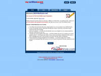 mywrittenexam.com Webseite Vorschau