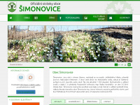 simonovice.cz Webseite Vorschau