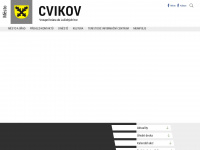 cvikov.cz Webseite Vorschau