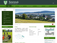 sosnova.cz Webseite Vorschau